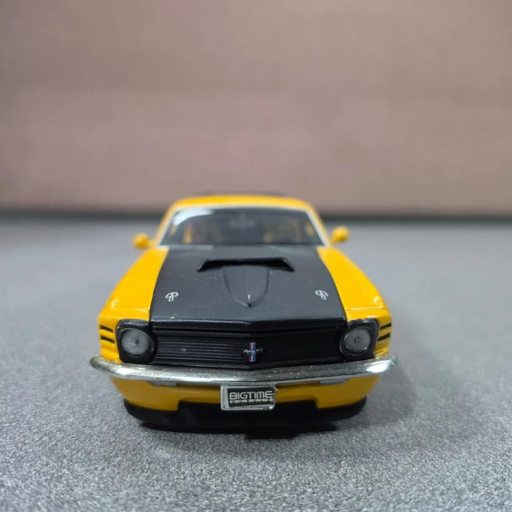 Jada Toys Bigtime Muscle 1970 Ford Mustang Boss 429 1:24 Yellow Fair Custom